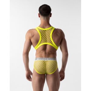 Barcode Berlin Neon Yellow Net Brief